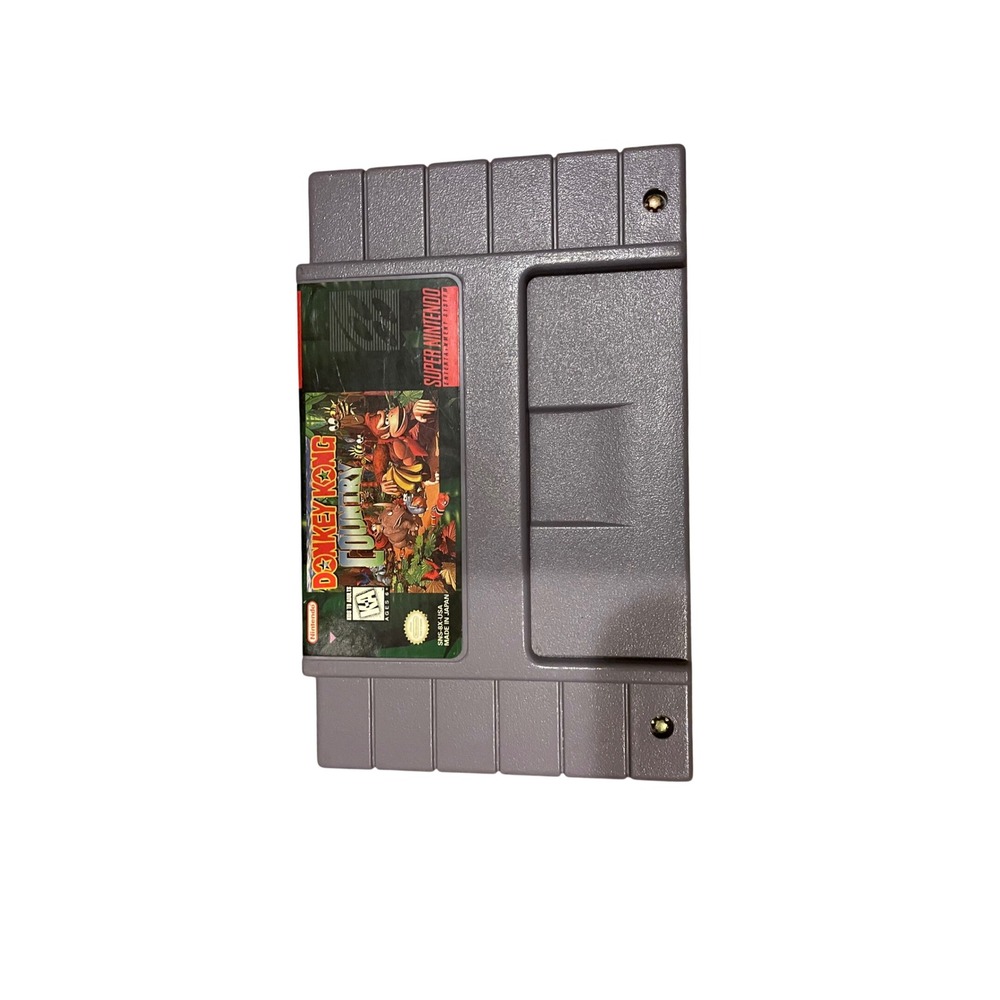 Donkey Kong Country Nintendo SNES Super Nintendo Game Cartridge SNS-8K-USA Rare